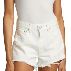 Moussy Vintage White Montclair Shorts SZ 30